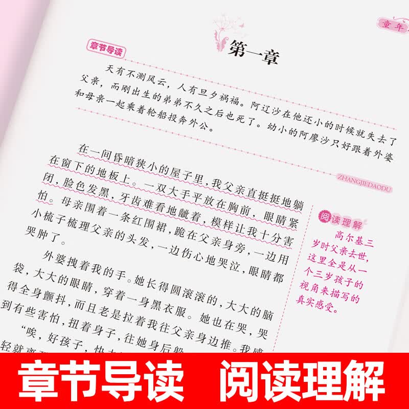 2026新版童年高尔基六年级课外阅读必读小英雄雨来爱的教育六年级上下册快乐读书吧人教版完整版带旁批解读小学生课外阅读书籍五升六年级课外阅读必读 【3本】快乐读书吧六年级上册必读全套正版 送考点