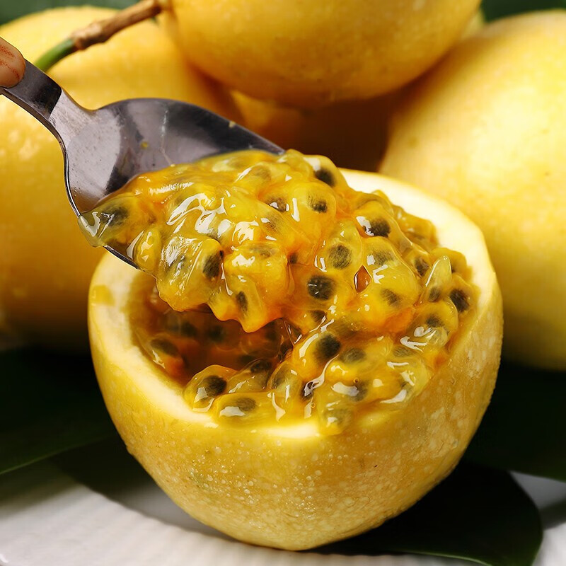 盛觅 百香果广西钦蜜9号黄金百香果新鲜水果整箱 百香果1斤中果单果30-50g 应季鲜果