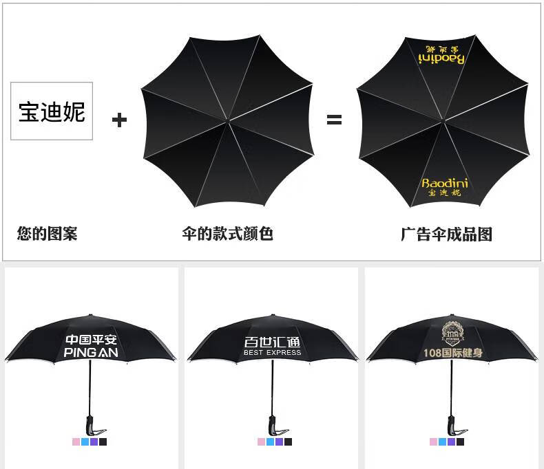 全自动超大号雨伞加大双人加厚加固女晴雨两用男黑胶太阳伞抗风暴 支持定制+快速设计+闪电发货 /详请咨询客服