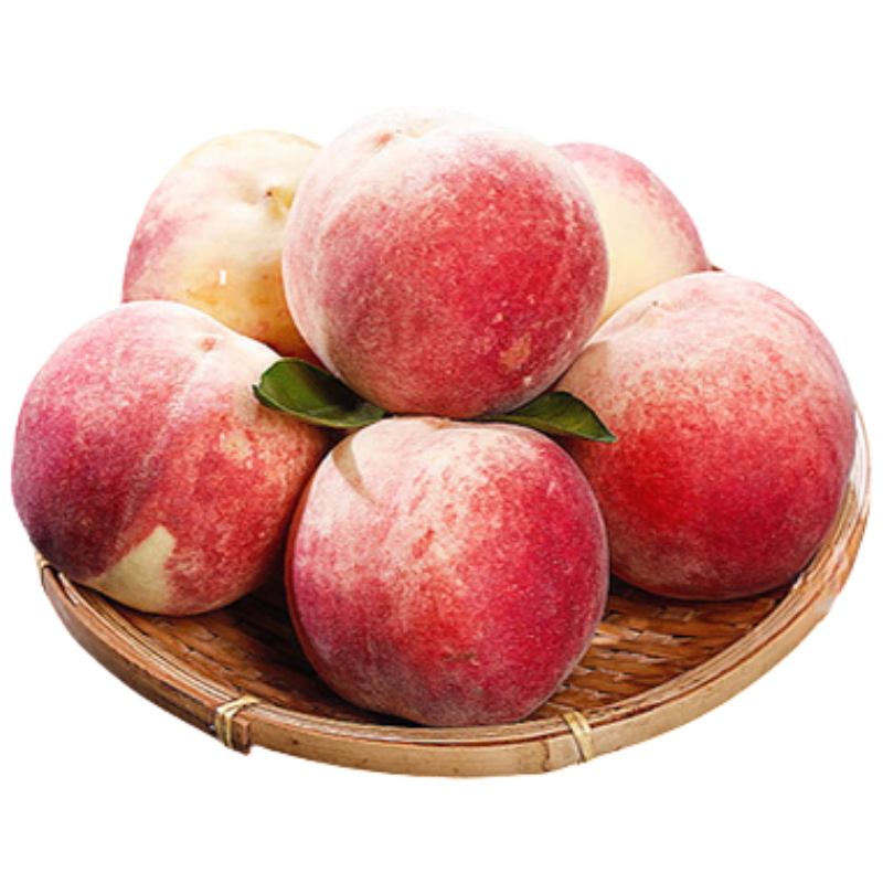 京鲜生金秋红蜜桃 净重3斤 单果200g+ 桃子生鲜水果 源头直发