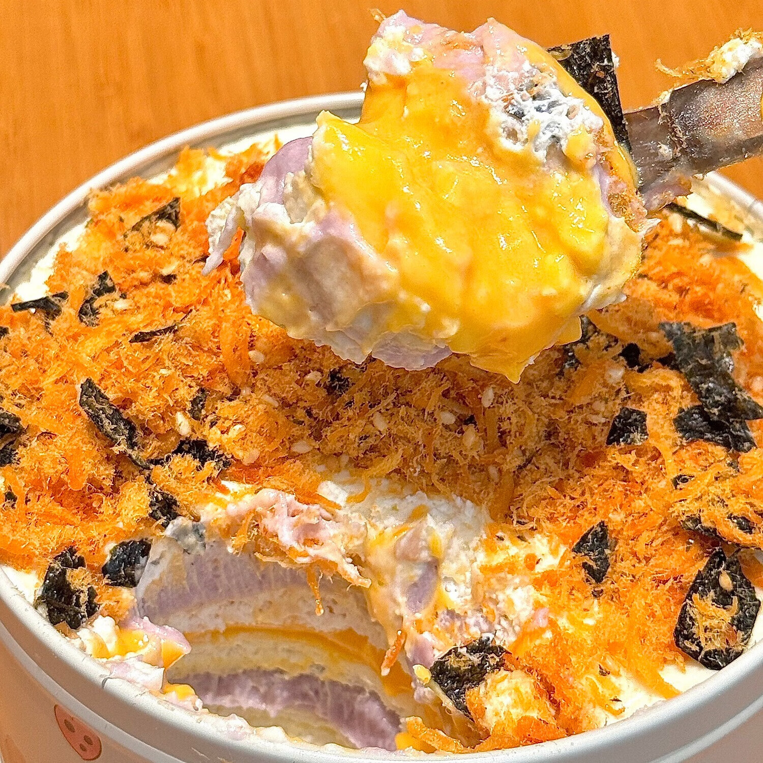 焙尔妈妈奶黄芋泥肉松蛋糕·五寸动物奶油新鲜好吃生日蛋糕下午茶休闲甜品 奶黄芋泥蛋糕铁罐5寸600g*1盒 顺丰发货(下单前请看详情页第一张)