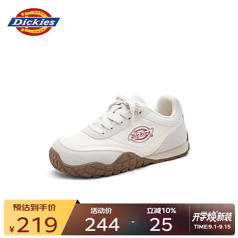 Dickies女童德训鞋2025秋季新款儿童百搭小白鞋学生时尚休闲跑步运动鞋