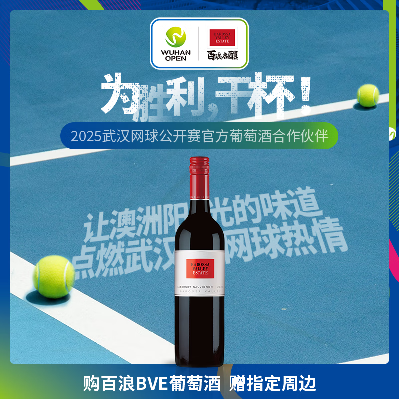 巴罗萨谷酒庄小皮粉丝专享 BVE百浪进口GSM混酿 西拉 赤霞珠干红葡萄酒 百浪-赤霞珠