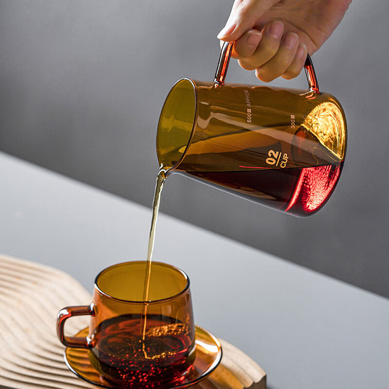 圓樂(lè )CircleJoy圓樂(lè )手沖咖啡滴濾杯家用分享云朵沖泡器具套裝新款 琥珀·手沖咖啡分享壺