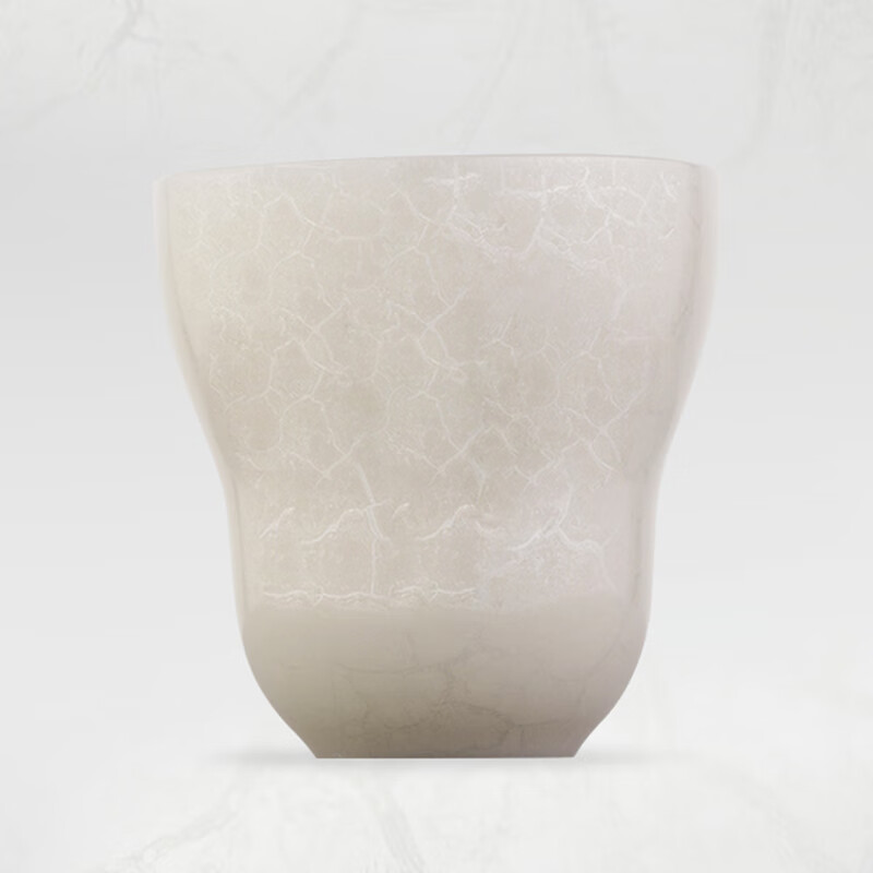 钰铨龙门 天工银珀葫芦杯 首创星珀流银德化传统中国白瓷纯手工喝茶品茗杯 天工银珀·银珀葫芦杯（首创收藏版）