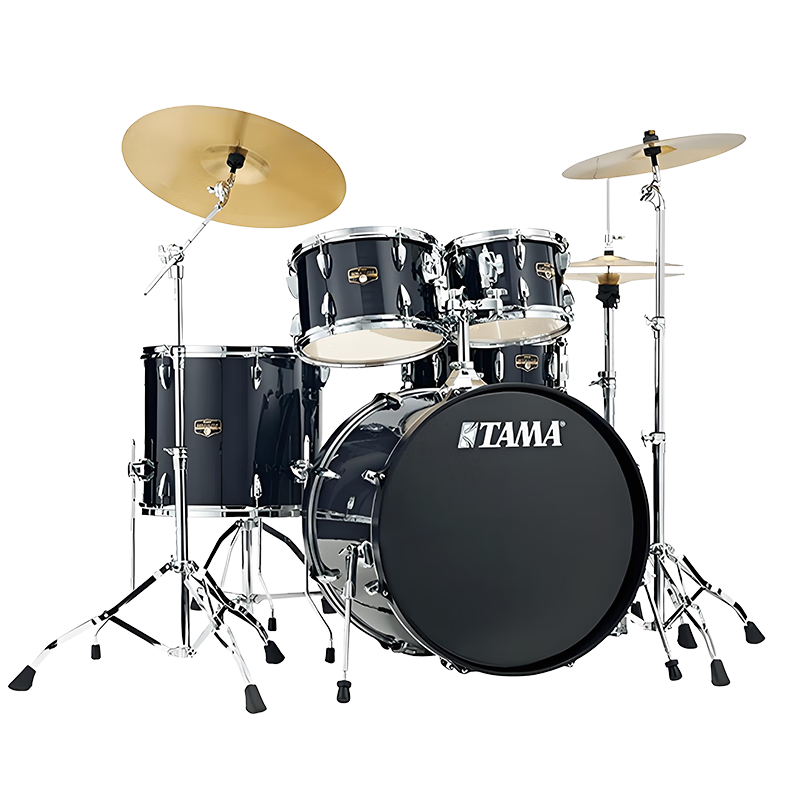 TAMA架子鼓帝王之星IP52H6爵士鼓兒童初學(xué)原聲鼓五鼓三镲 黑色