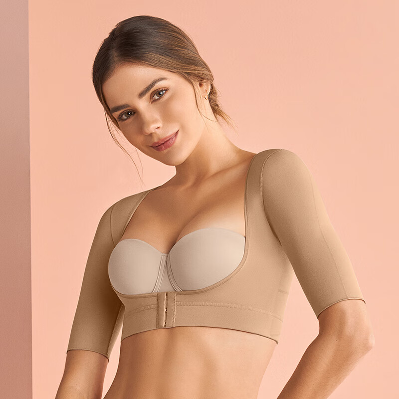 Leonisa塑身衣女紧身塑形上半身抽脂术后手臂假袖子收副乳防下垂 肤色 XS