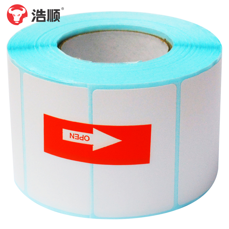 浩顺 (hysoon)40*30*800称纸 热敏不干胶标签打印纸条码秤标签纸热敏