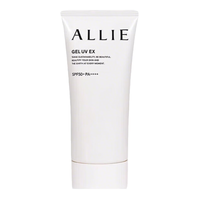 皚麗（ALLIE）日本嘉娜寶防曬霜隔離乳SPF50+妝前乳水潤(rùn)控油綠防曬 單支裝 水潤(rùn)保濕防曬90g