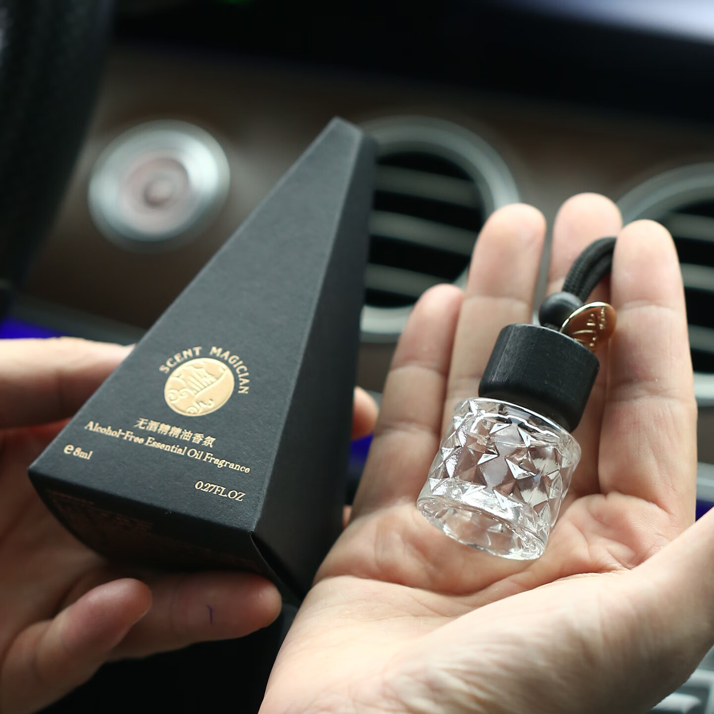 气味魔法师汽车香水挂件无酒精车载香薰精油高级车内摆件香氛礼盒装生日礼物 雪落长白山