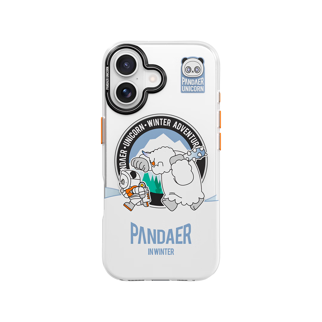 魅族（MEIZU）PANDAER 独角兽 妙磁抗菌手机壳 适用iPhone 17 雪人大冒险 IML印刷 全包结构 独立按键 防摔 磁吸