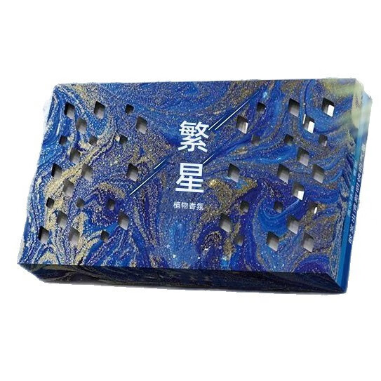 接运猫「繁星空新系列」香砖隐藏式车载香薰固体除味清香膏防臭车内香水 清爽古龙 207g