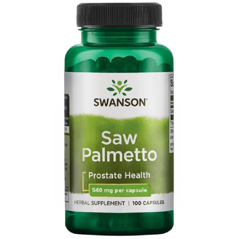 斯旺森（SWANSON）全光谱锯棕榈胶囊540mg前列腺健康 100粒/瓶