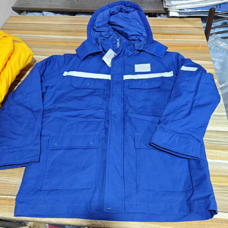 米瑞森华润电力棉衣工作服新款蓝色加厚工装棉袄工程检修大衣定制