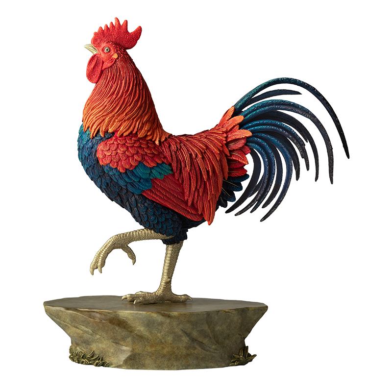 铜师傅《大鸡大利》客厅桌面铜鸡摆件 家居装饰摆件伴手礼物