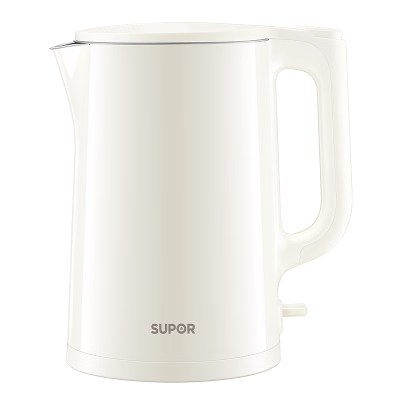 苏泊尔（SUPOR）2L大容量 电热水壶烧水壶开水壶电水壶煮水壶 家用智能 304不锈钢 双层防烫1800W大功率SW-20J01A