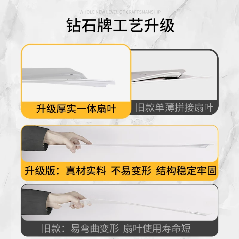 钻石牌(DIAMOND)吊扇电风扇铜芯电机铜线家用吊顶风扇56吋工业工厂车间客厅吊风扇大风力宿舍电扇 48寸加强版(适合小空间)