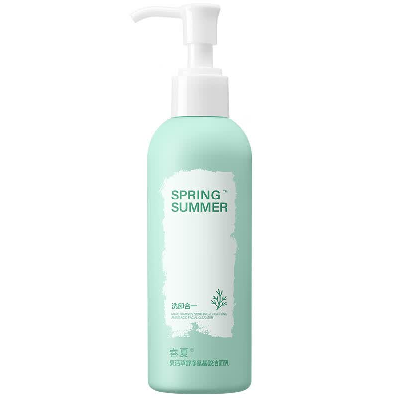 春夏(SPRING&SUMMER)复活草舒净氨基酸洗面奶清洁面敏感肌温和200g大容量 200g 200g