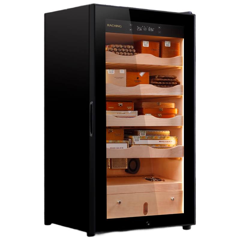 美晶（raching）雪茄柜【300-500支】恒溫恒濕西班牙雪松木變頻壓縮機精準控溫控濕小型家用雪茄柜MA50 BJHX