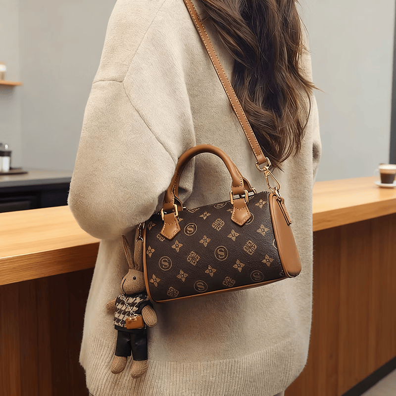 纪诗哲包包女款2025年新款奢侈女包斜挎手提包女神节七夕礼物送女友老婆 咖色【2026年新款波士顿女包】节日礼物送礼精选 精美礼盒