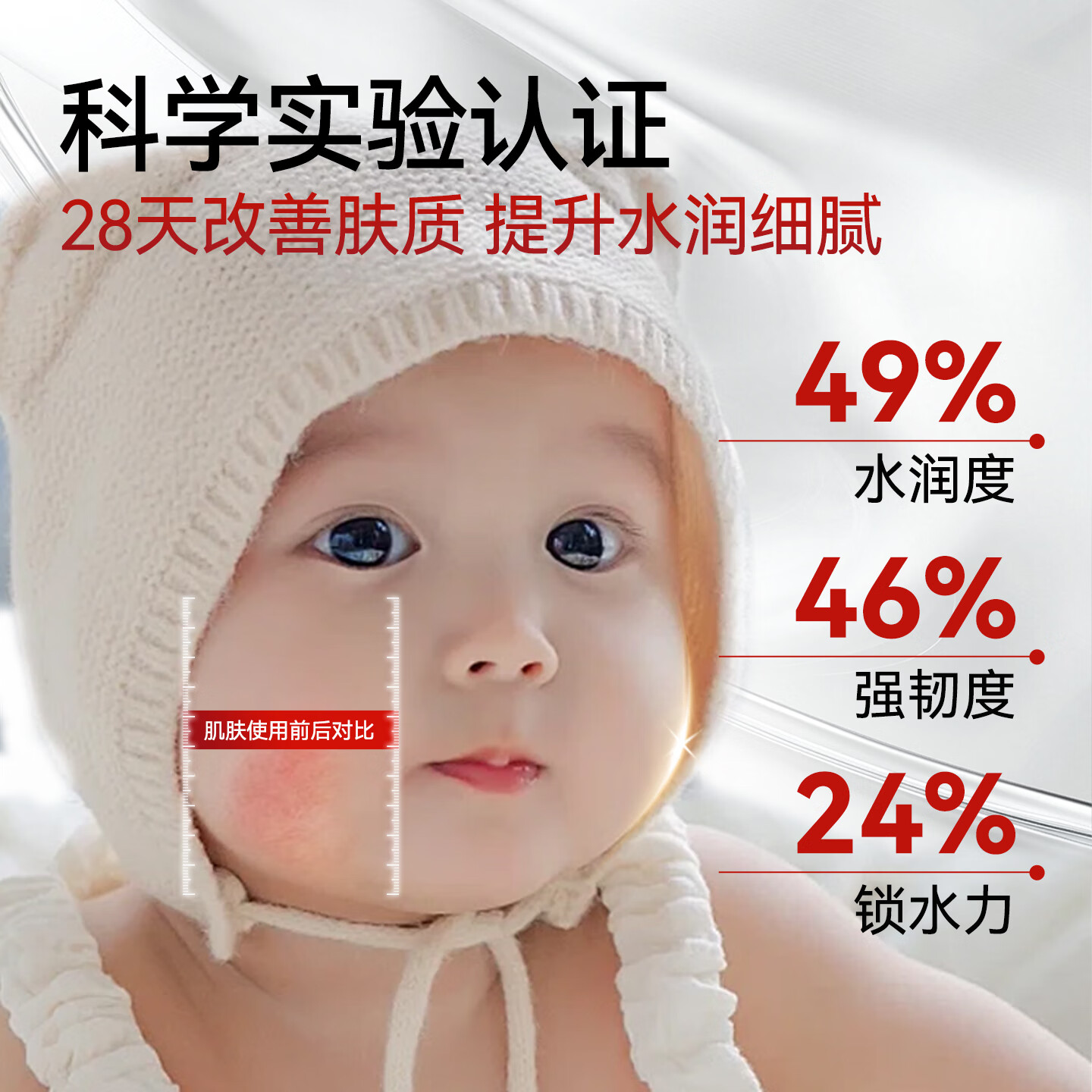 水萌宝儿童面霜春夏通用宝宝霜四维舒缓霜0-12岁补水保湿水润肌肤舒缓 滋润舒护50g*1