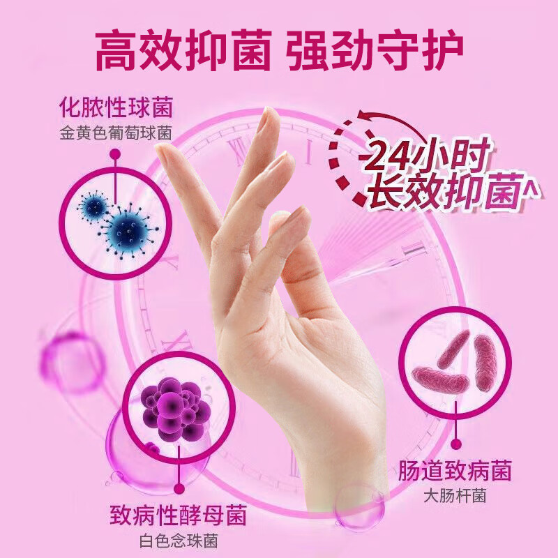 圣洁康 泡沫花朵洗手液清爽不刺激按洗手液按压式全家适用泡沫洗手液 【蜜桃味】补充液2.5L+花朵正装300ml