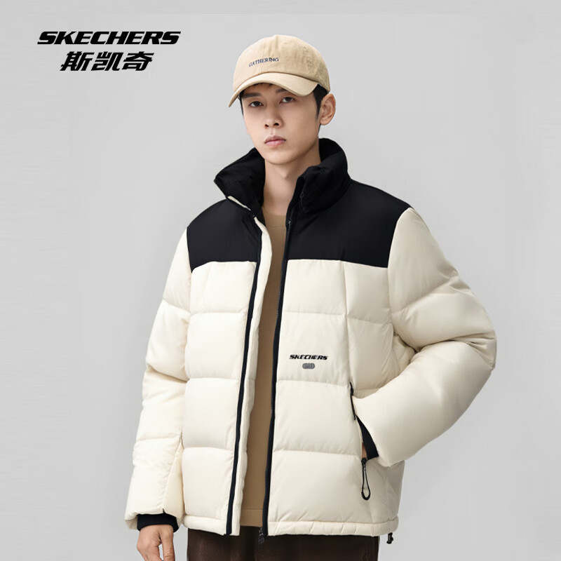 ˹���棨Skechers�����޷���ʿ�̿��������2025�궬���¿����챣ů���аٴ������� �޻��ǰ� M