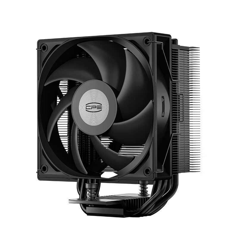 超频3（PCCOOLER）RT400 BK CPU风冷散热器（4热管单塔/高风压性能风扇/三角波浪鳍片/1700/AM5） RT400 黑色无光-工包整箱版【30个/箱】