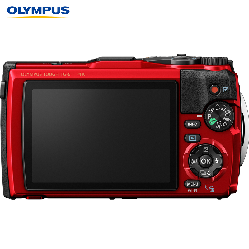 奥林巴斯TG-6多功能相机(红色)水下拍视频镜头可以变焦吗？