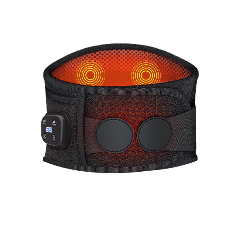 福然客(furanke)石墨烯艾灸护腰带震动按摩加热护腰带保暖热敷暖宫按摩仪发热腰椎男女腰部充电按摩器