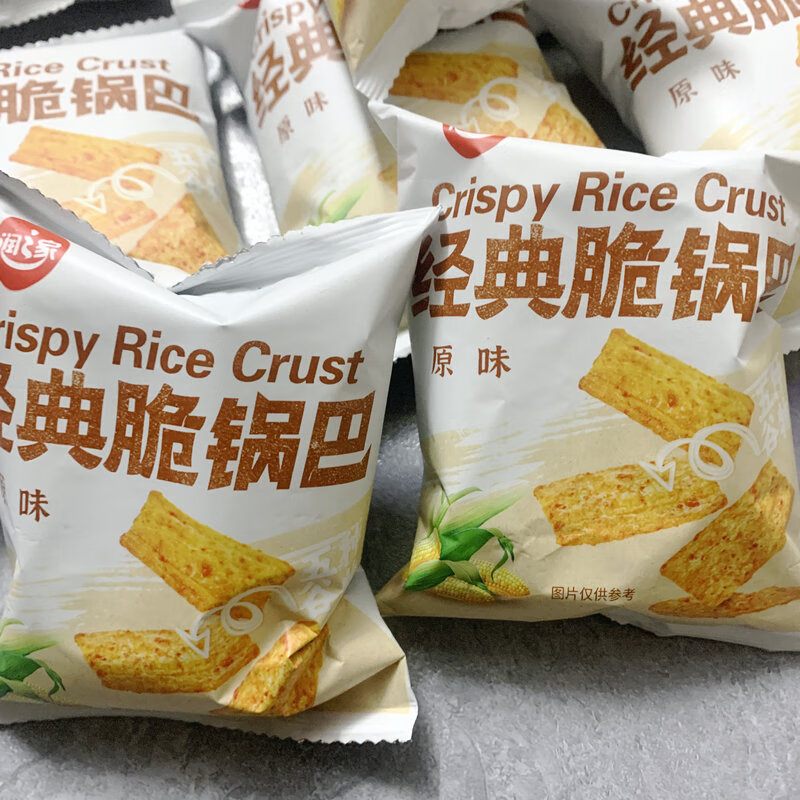 润之家经典脆锅巴原味270g嗨脆角休闲户外露营追剧宿舍零嘴食 经典脆锅巴原味270g单袋