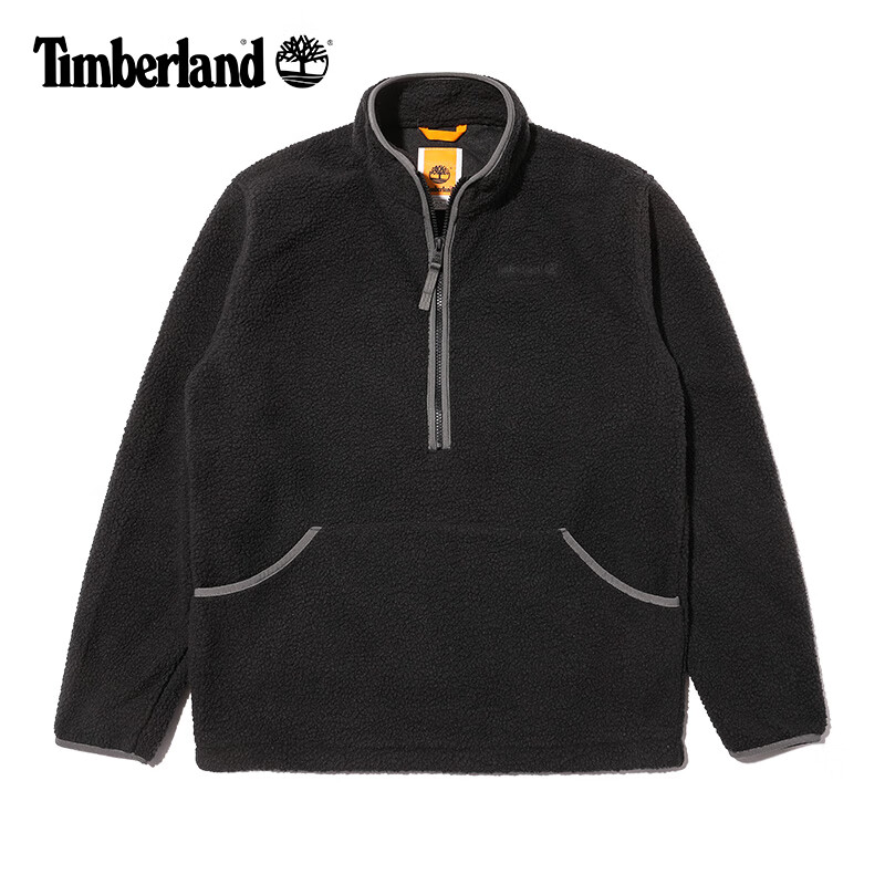 添柏嵐（Timberland）男裝戶外保暖立領(lǐng)半拉鏈套頭外套抓絨衣A2GN9 001 2XL 190/128A
