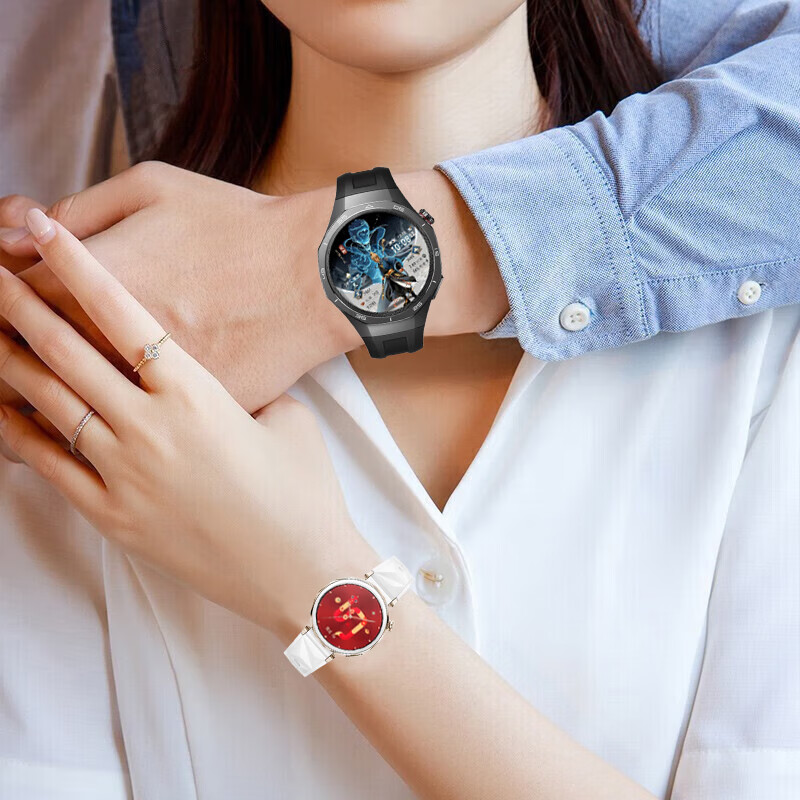 ��ΪHUAWEI  watch gt5 pro�����ֱ��߶˴�������25���¿��˶���ˮ����������AX4Pro������Ů�������� �����¶Ա�����ʯ��46mm+42mm������