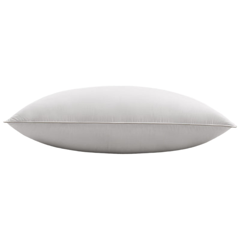 霞珍五星級酒店羽絨枕 95%白鴨絨枕芯 A類80支全棉成人枕頭 酒店新款 A類 單只裝 低枕