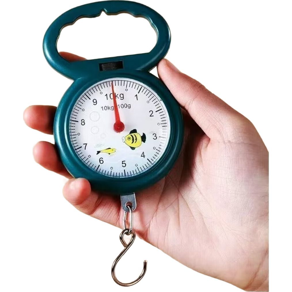 手提秤小鱼款-颜色随机-1个 高精度10kg 1元