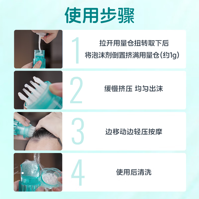 蔓迪米诺地尔上药器泡沫上药器滚珠蔓迪泡沫涂抹器按摩泡沫型 【京东包邮】泡沫涂抹器【全新二代】