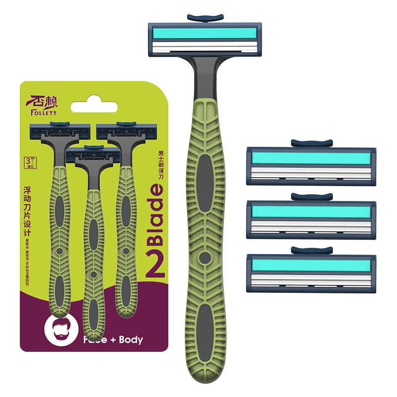 ���� FOLLETT �ֶ����뵶 2����ڵ�Ƭ 3ֻװ ���б�� ������ 6.34Ԫ