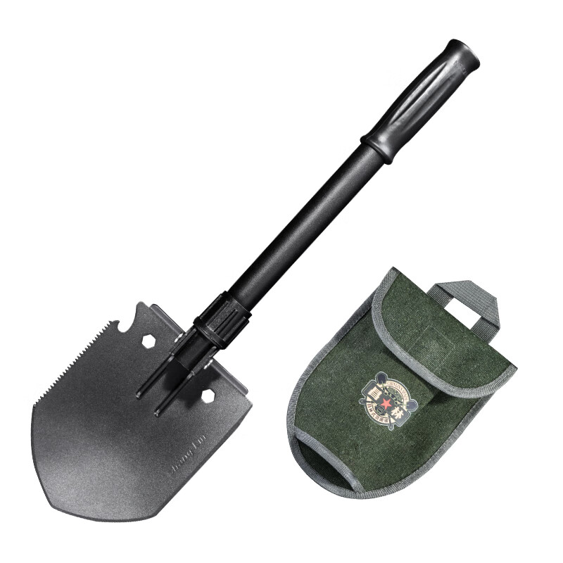 昌林208B锰钢工兵铲直柄多功能折叠铁锹户外便携铲钓鱼露营车载兵工铲