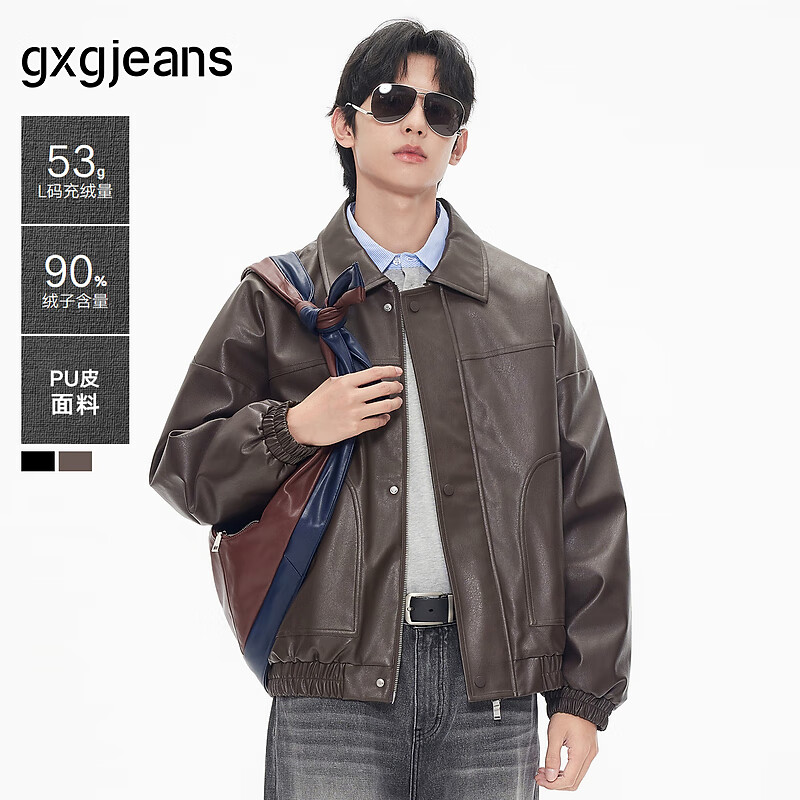 gxg.jeansװ ˫ɫpuƤʱᱡ޷25궬Ʒ ɫ L (175) 399Ԫ