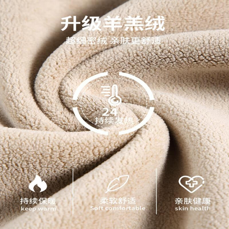 巨厚羊羔绒保暖衣中老年男人加绒加厚卫衣外套开衫爸爸棉毛衫爷爷 巨厚羊羔绒-中兰灰+黑灰色 2XL 150-175斤