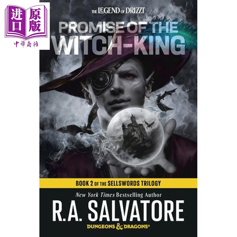 预售 女巫王的承诺 龙与地下城 雇佣兵三部曲 第二部 Promise of the Witch King 英文原版 RA Salvatore