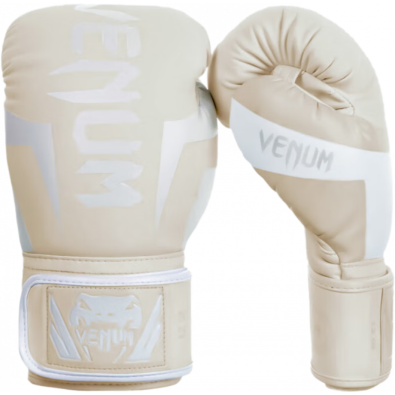 VENUM毒液拳擊手套成人打沙包拳套男女散打拳套搏擊泰拳訓(xùn)練拳套 白_白色-431 8oz