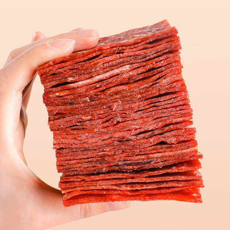 滿鋪靖江豬肉脯干特產(chǎn)獨立小包裝散裝晚上解餓解饞小零食小吃休閑 食 【原味40包+蜜汁40包+香辣40包】共120包 肉脯