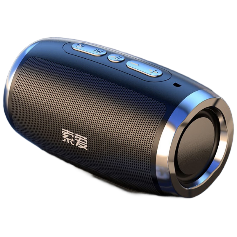 索愛(ài)（soaiy）SD-98藍(lán)牙音響大功率戶外露營(yíng)車(chē)載便攜居家桌搭重低音小鋼炮小型手持大音量好音質(zhì)無(wú)線自行車(chē)音箱
