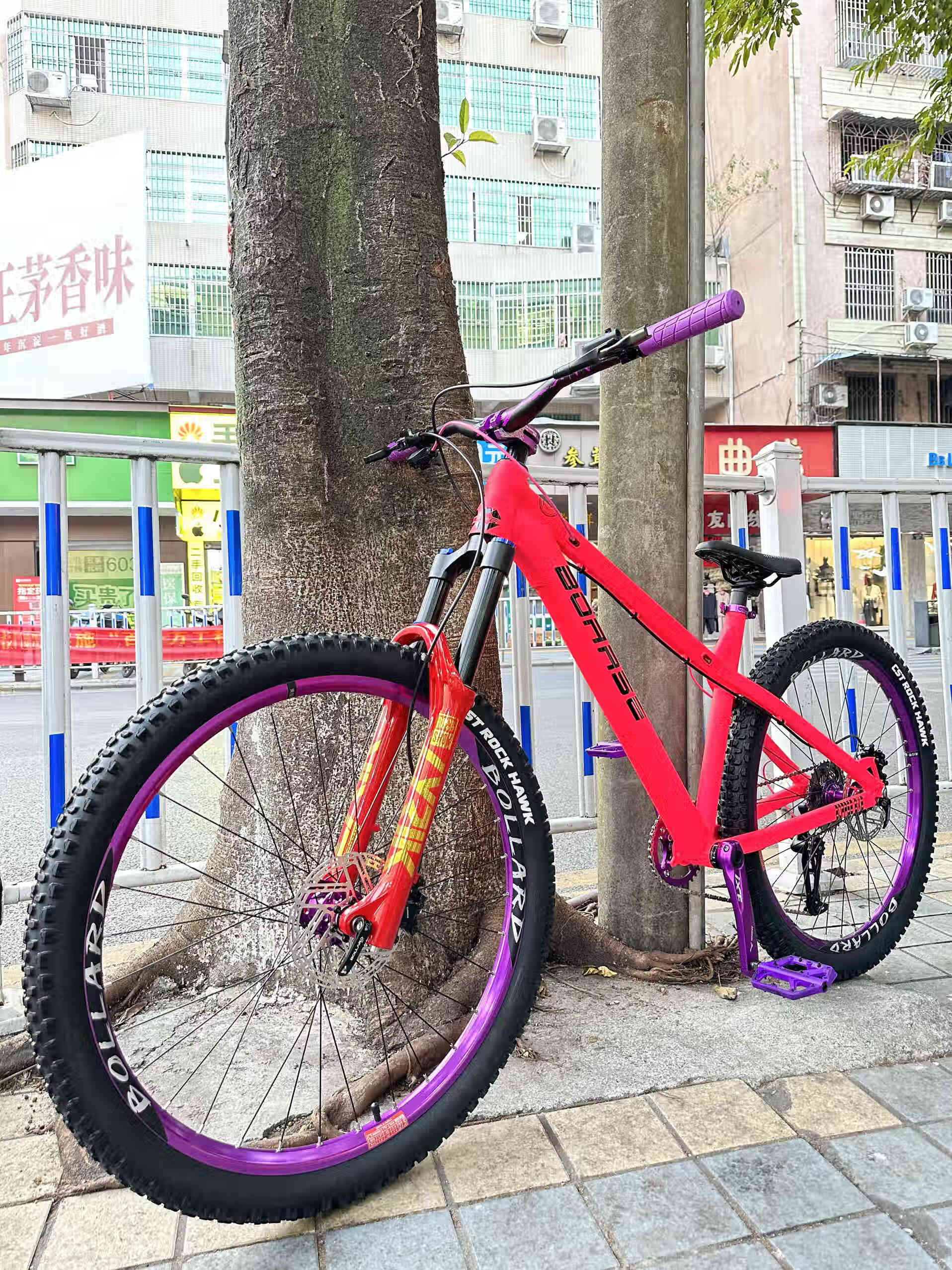 mppmck博睿思土坡车博睿思山地车硬尾am整车 博瑞斯 diy组装自行车 1