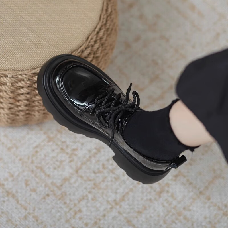 Ӣ׷СƤЬŮޱůϵjkƷЬָЬɫЬ Ӣ׷絥Ь桿 37 52.3Ԫ