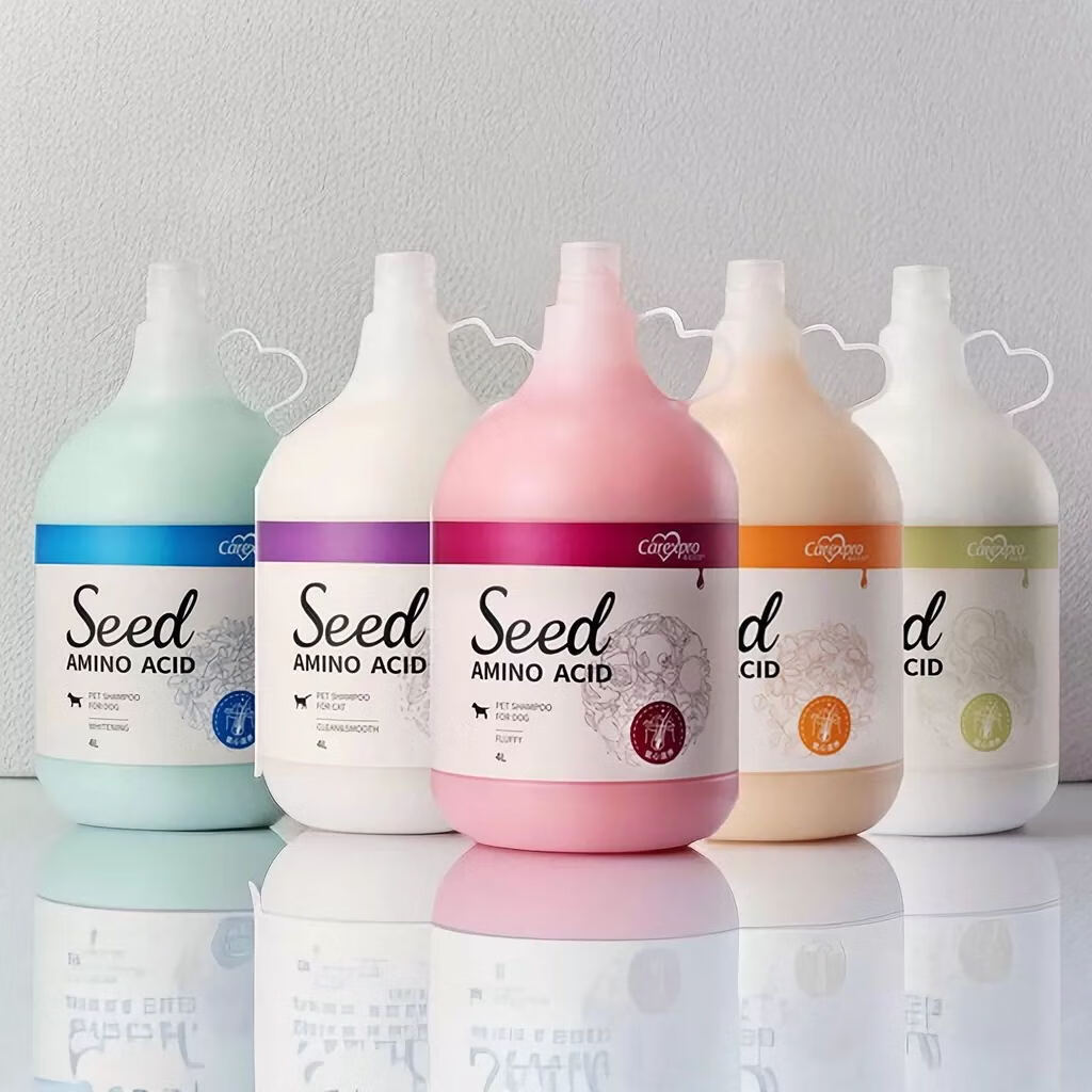 格倫仕寶寵物狗狗用品沐浴露洗澡浴液護(hù)毛素金毛比熊 【加量裝】 【凈爽亮白】 白毛犬專用 500ML