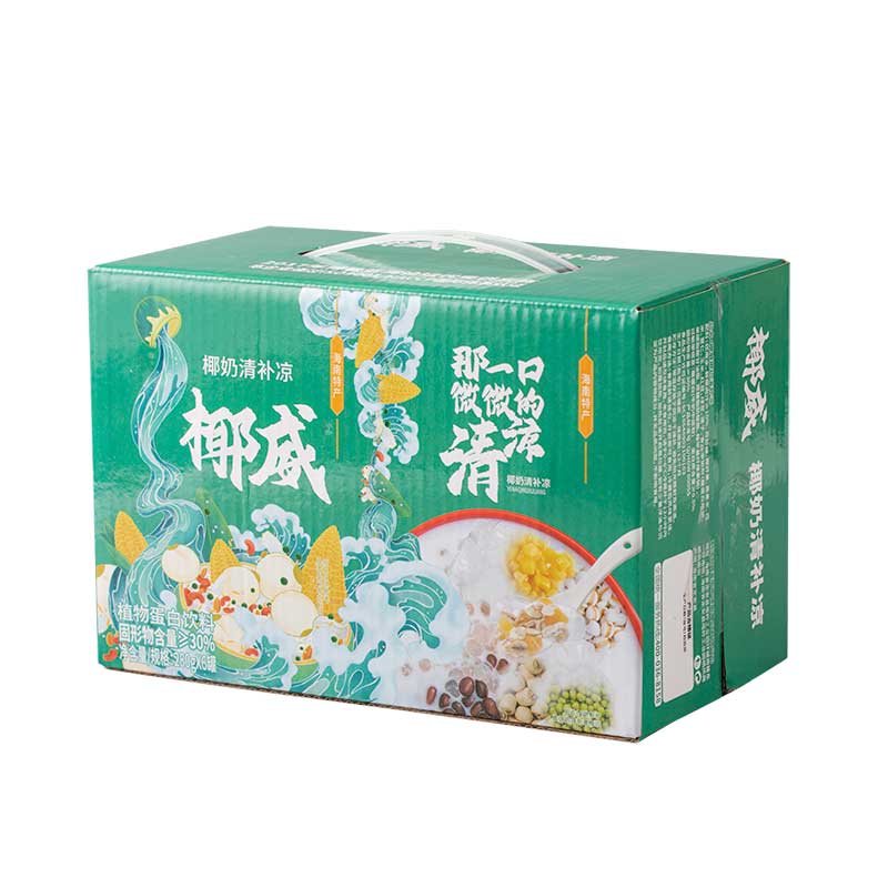 椰威海南特产椰奶清补凉罐装椰汁植物蛋白粗粮轻食早餐280g*6罐 280g*6罐