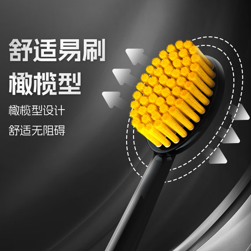 牙超人(YACHAOREN)罗马柱宽头牙刷高密植毛舒适握柄呵护牙龈不伤牙齿家庭装 软毛 10支 高密牙刷罗马柱【颜色随机】