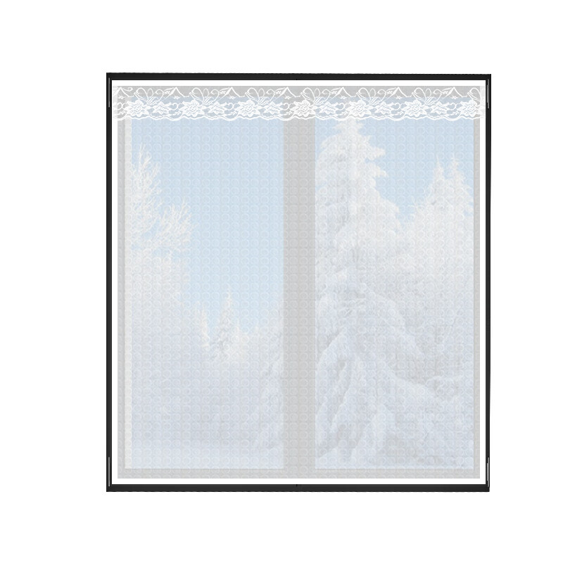 杰诺瑞冬季卧室窗户飘窗防风保暖膜密封窗帘封阳台挡风神器防寒风卷帘 悬停款整片气泡膜【加厚400丝】 200*200